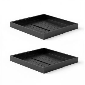 Pull Out Cabinet Organizer, 4 Pack Expandable Width (12.2"-18.9"), 20.47" Deep Pull Out Drawers for Cabinets